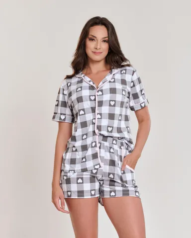 Baby Doll Blogueira Estampado